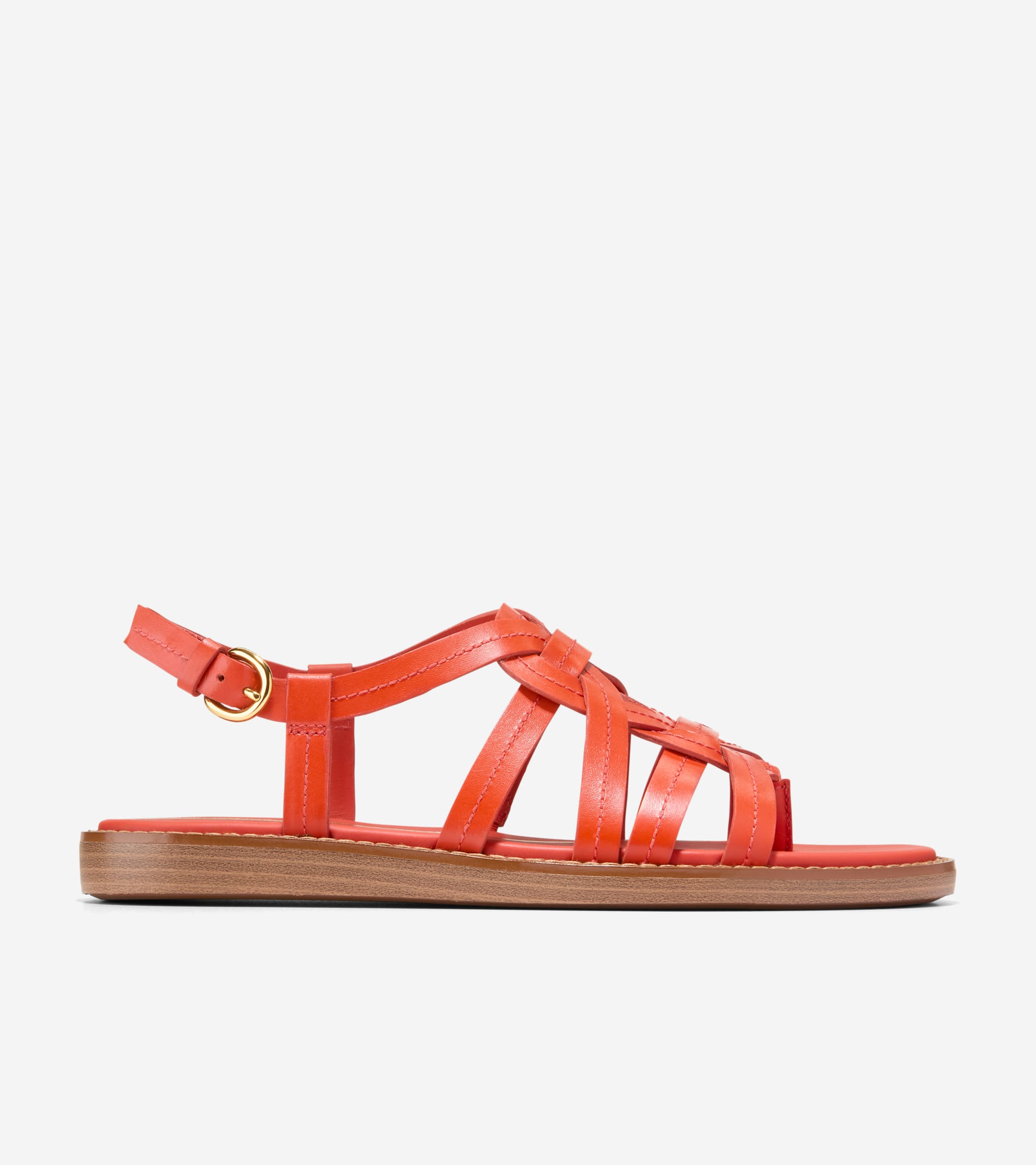 Women's Kami Interwoven Thong Sandals in Red | Cole Haan