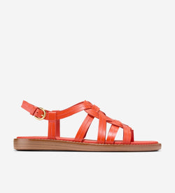Women's Kami Interwoven Thong Sandals-Summer Fig