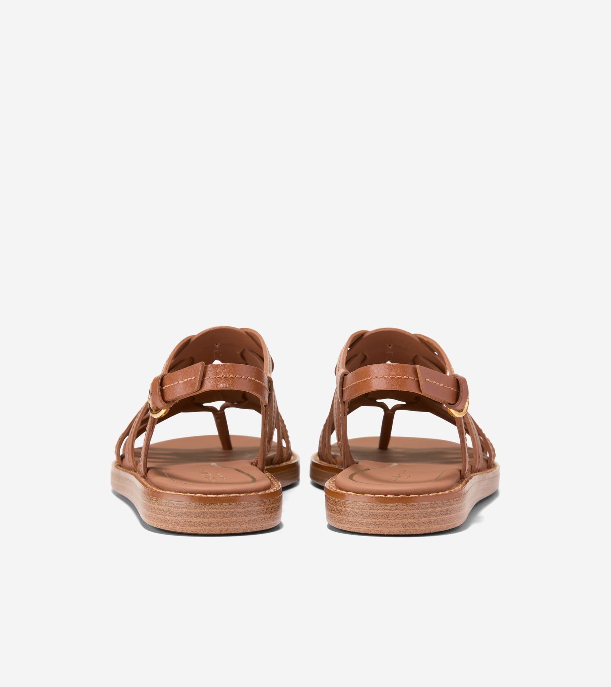 Women's Kami Interwoven Thong Sandals-British Tan