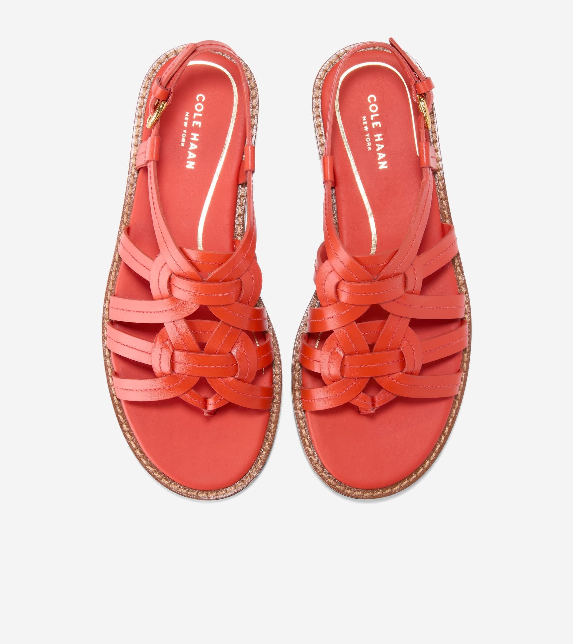 Women's Kami Interwoven Thong Sandals-Summer Fig