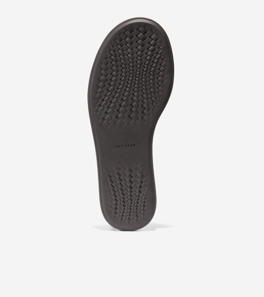 Women's Kami Interwoven Thong Sandals-Black