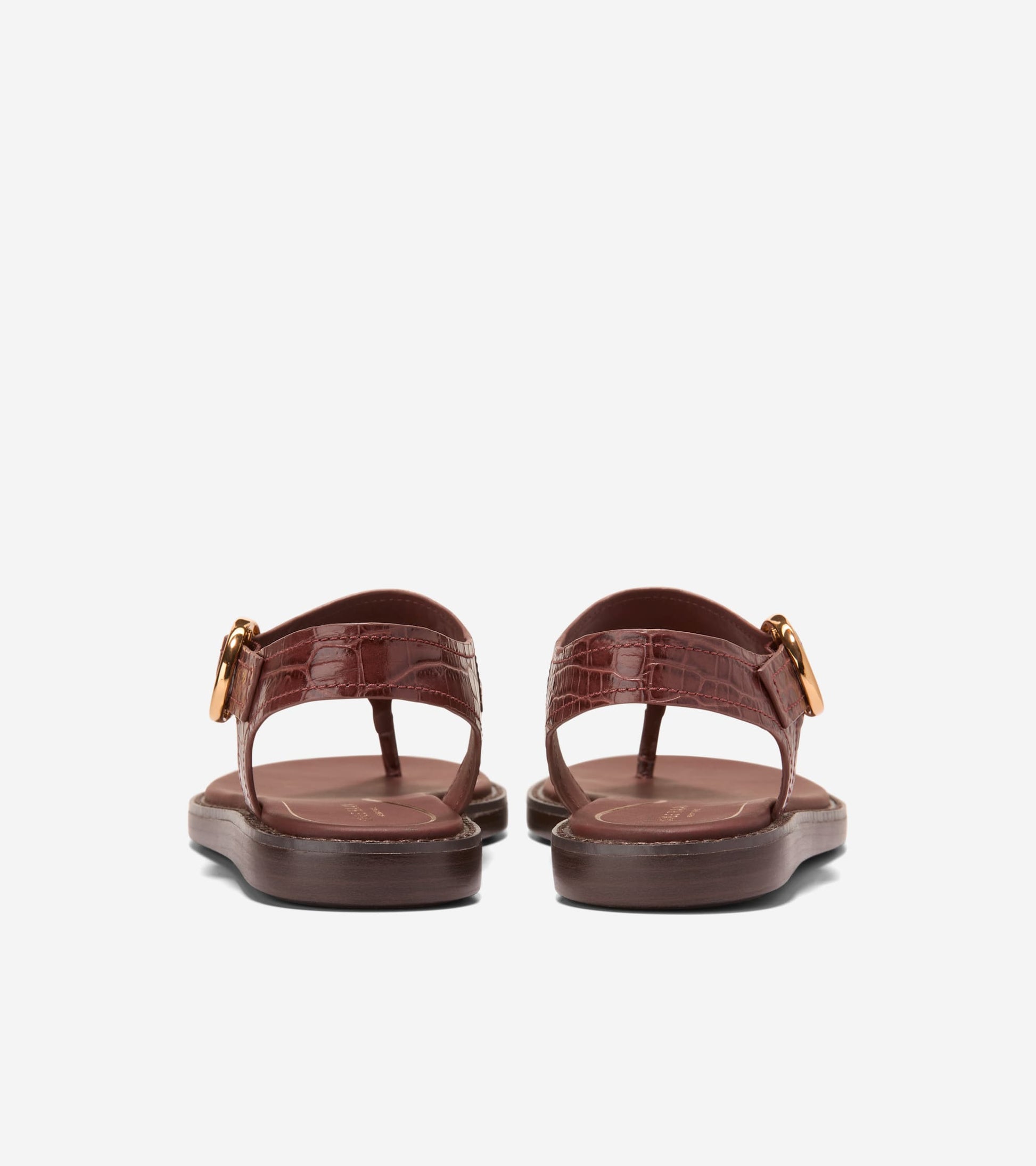 Women's Kami Thong Sandals-Mahogany Croc Print