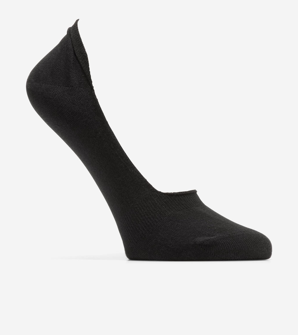 Women's Knit Ballet Sock Liner - 2 Pack-Black
