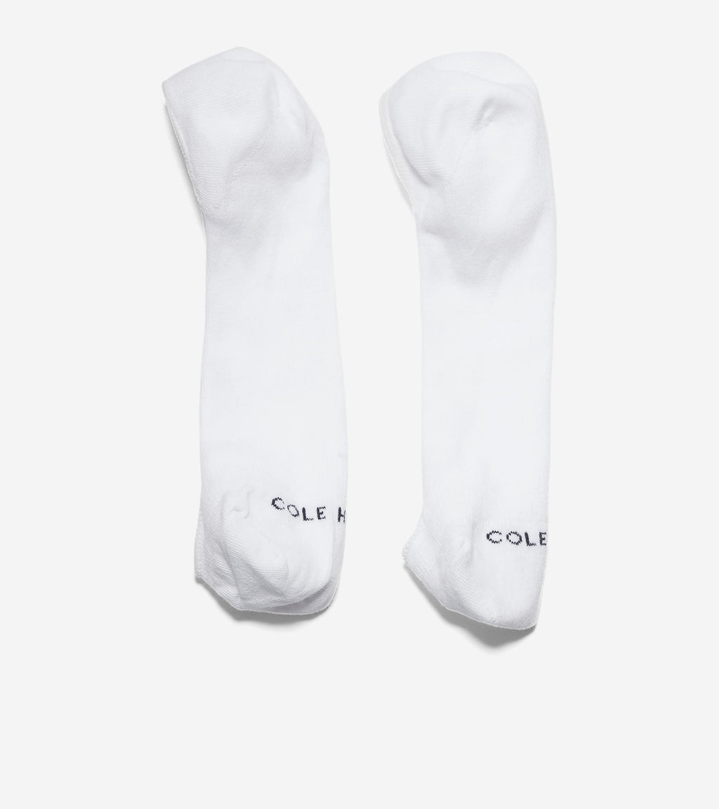 Women's Knit Ballet Sock Liner - 2 Pack-White