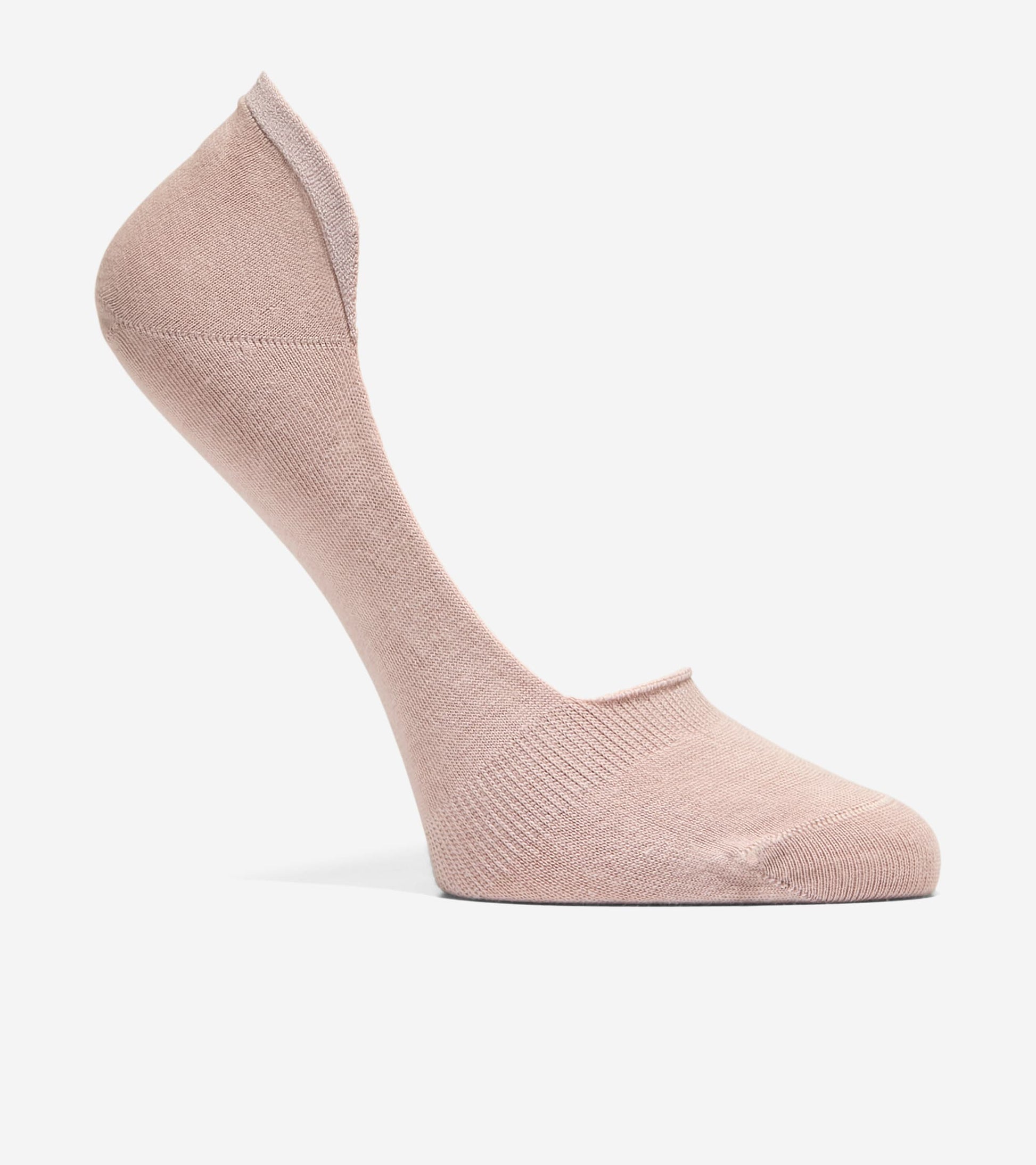 Women's Knit Ballet Liner 2-Pair Socks-Mauve Assorted