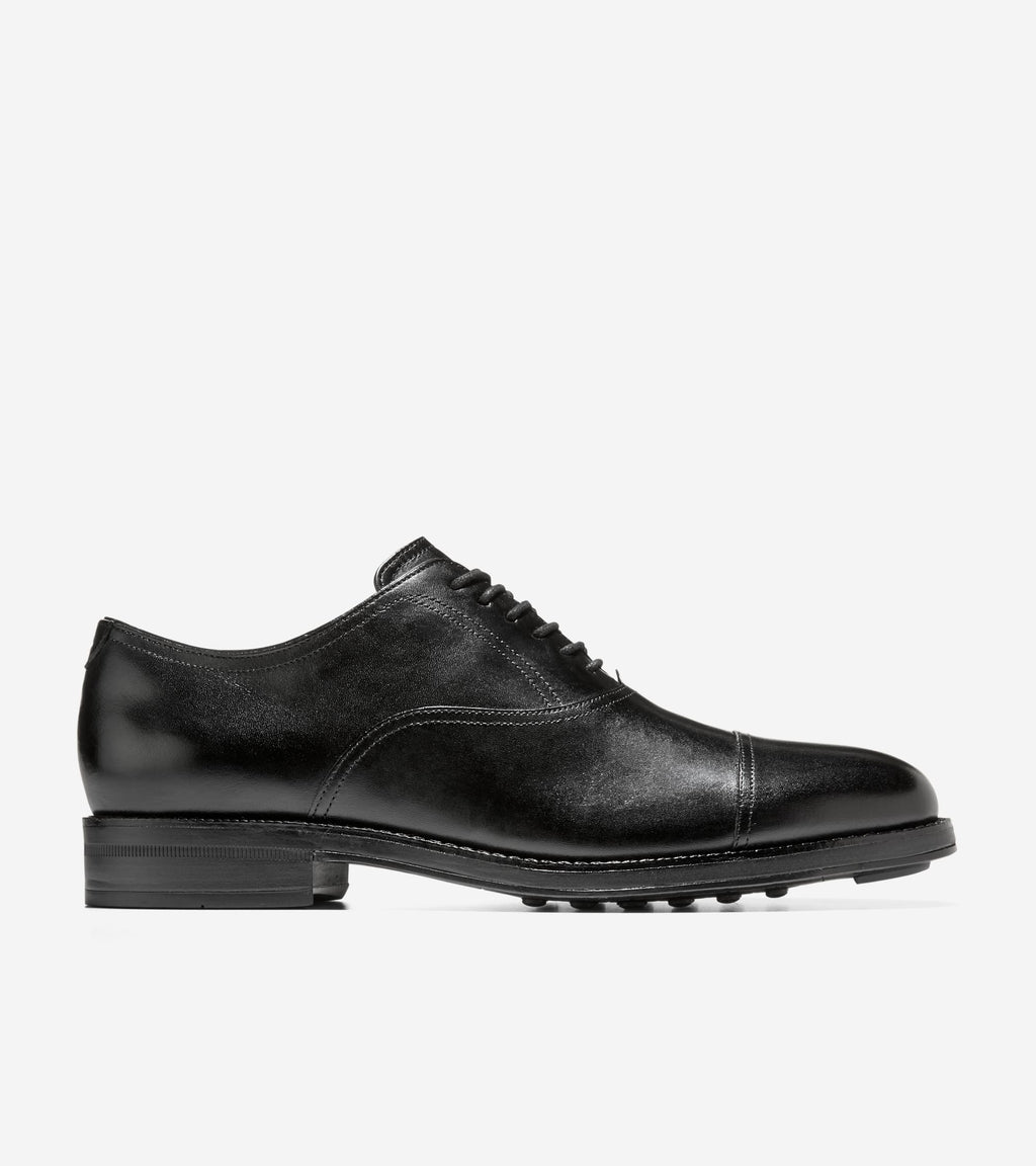Men's Ledley Grand Cap Toe Oxfords-Black