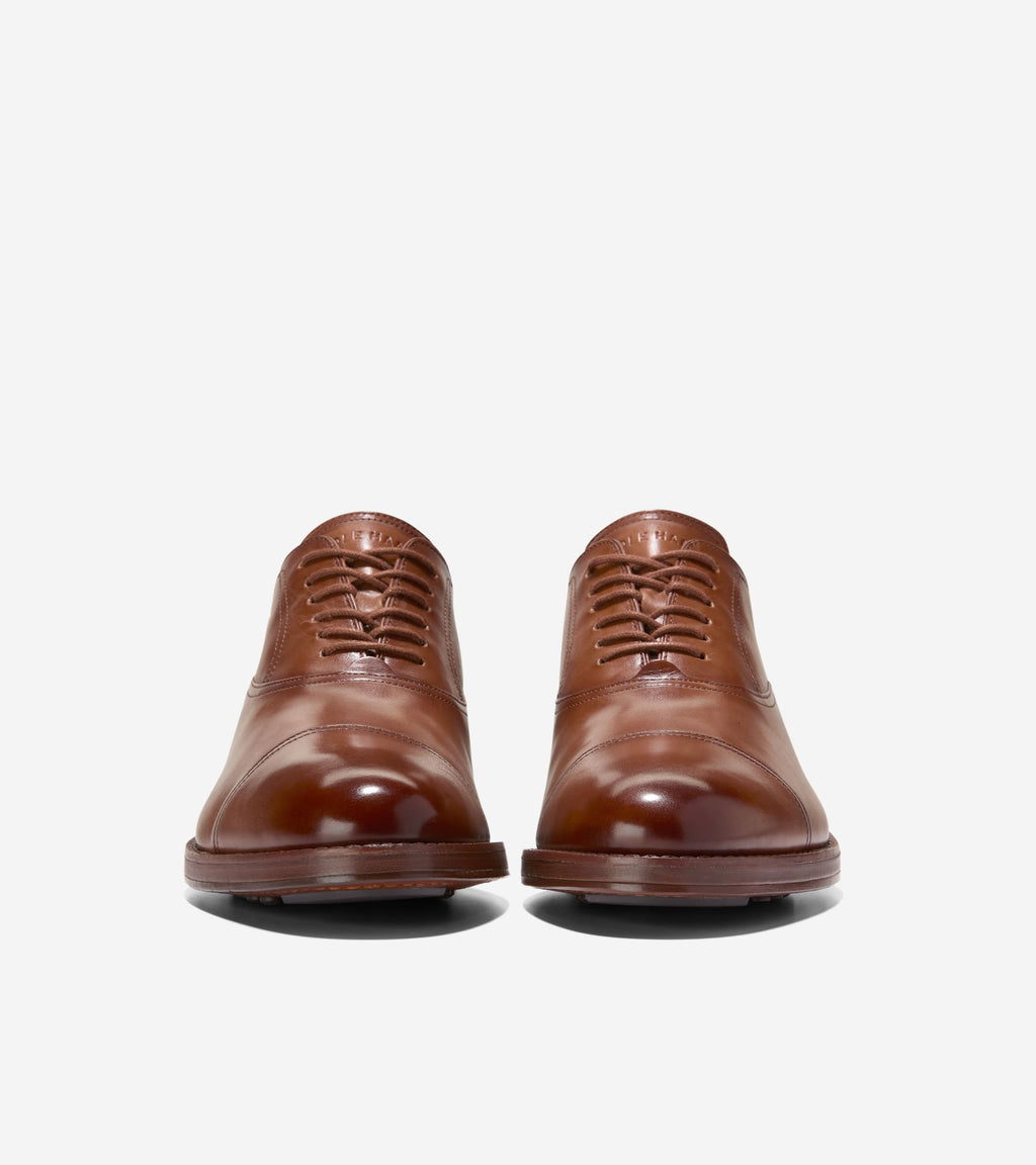Men's Ledley Grand Cap Toe Oxfords-British Tan-Dark Natural