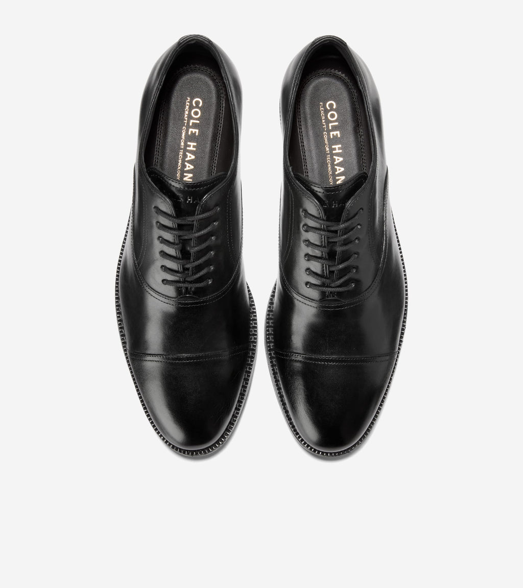 Men's Ledley Grand Cap Toe Oxfords-Black