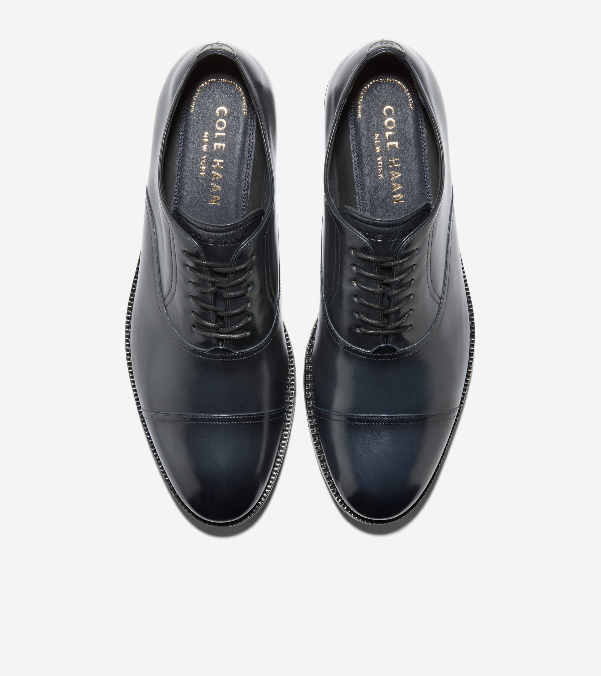 Men's Ledley Grand Cap Toe Oxfords-Navy Blazer-Black