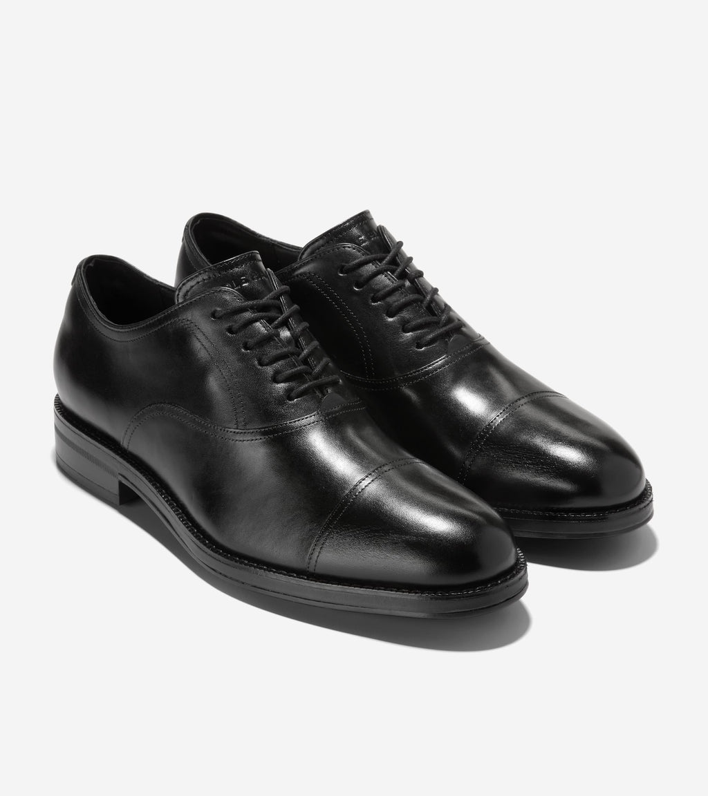 Men's Ledley Grand Cap Toe Oxfords-Black