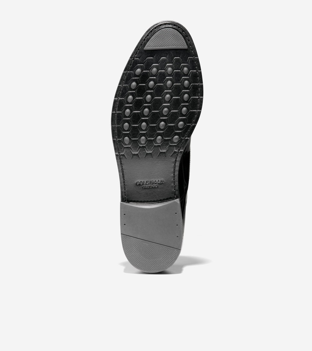 Men's Ledley Grand Cap Toe Oxfords-Black Patent-Black