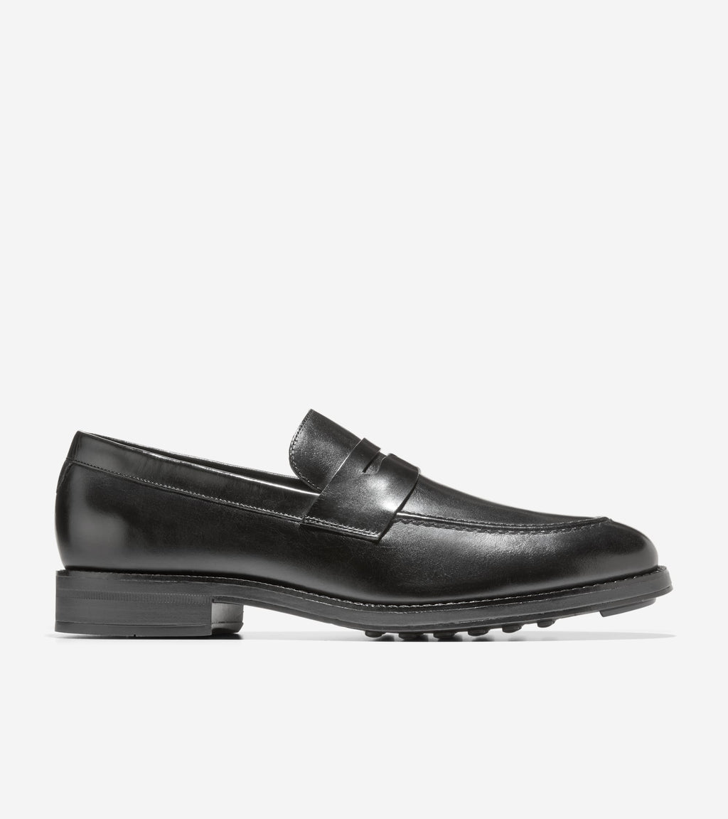 Men's Ledley Grand Penny Loafers-Black