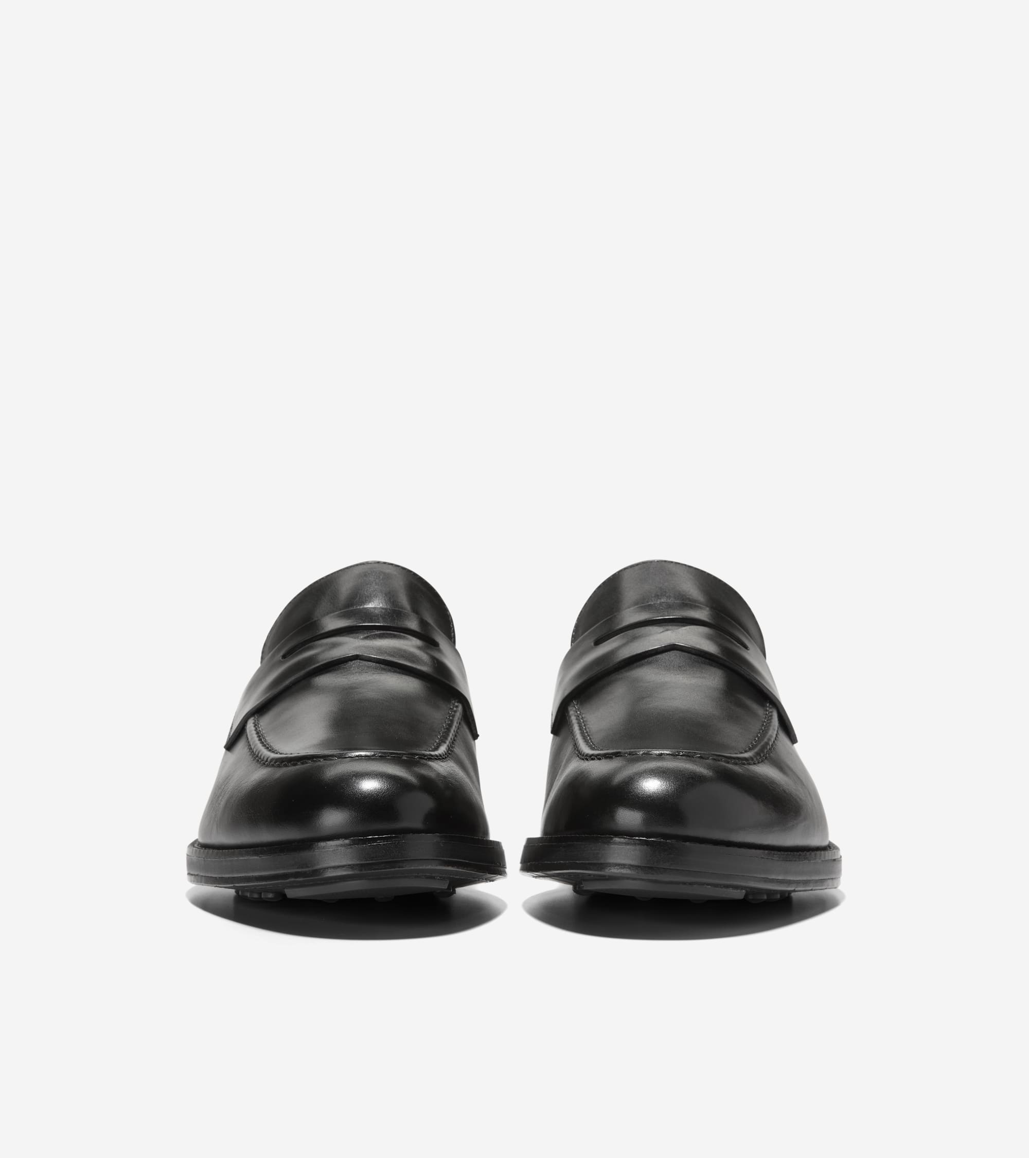 Men's Ledley Grand Penny Loafers in Black | Cole Haan