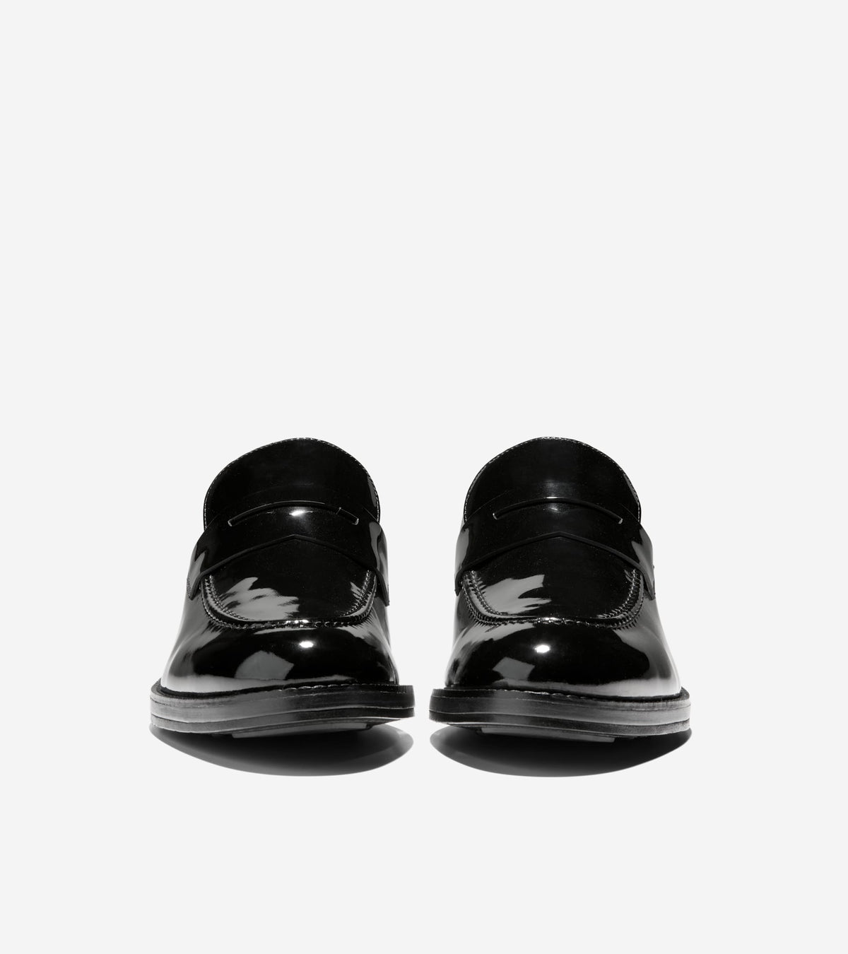 Men's Ledley Grand Penny Loafers-Black Patent-Black
