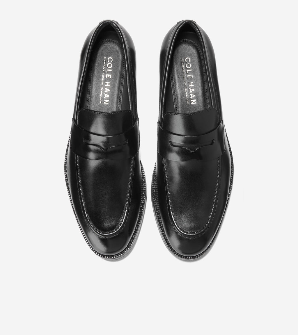 Men's Ledley Grand Penny Loafers-Black