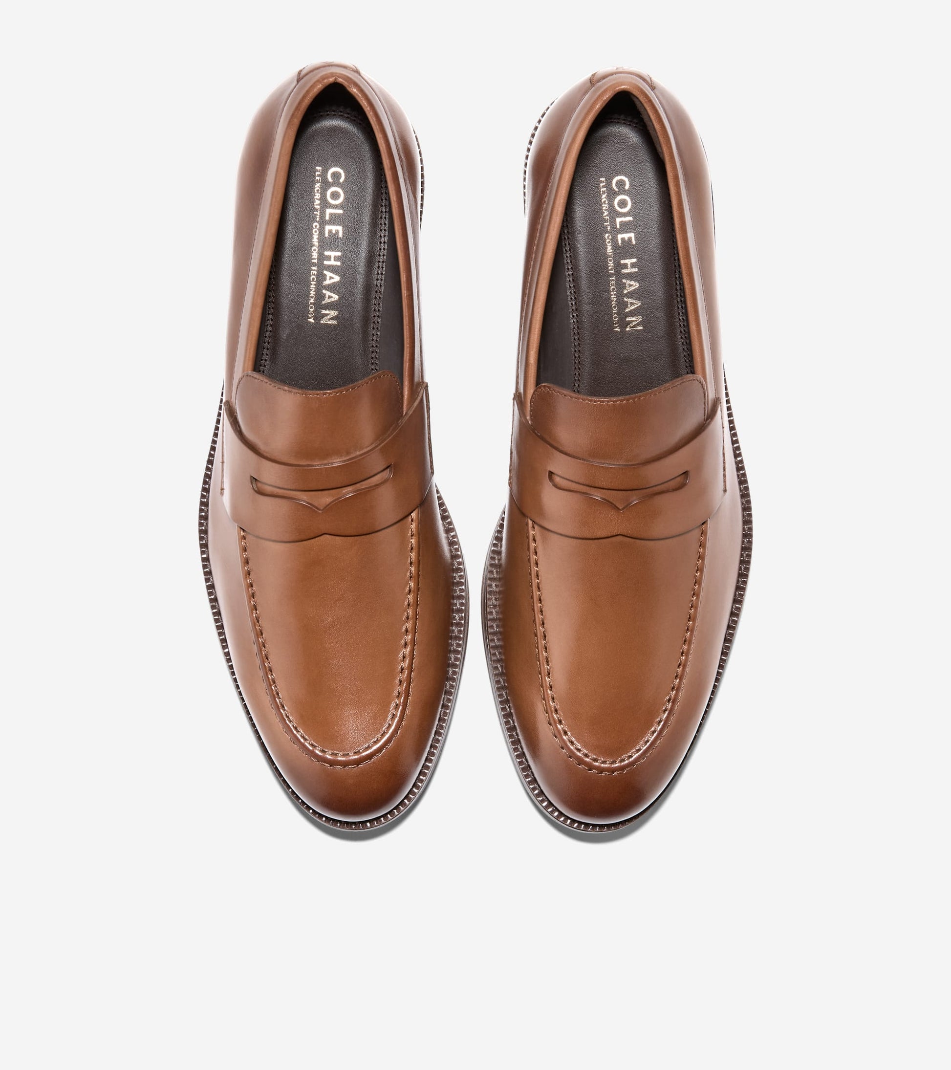 Men's Ledley Grand Penny Loafers-British Tan-Natural