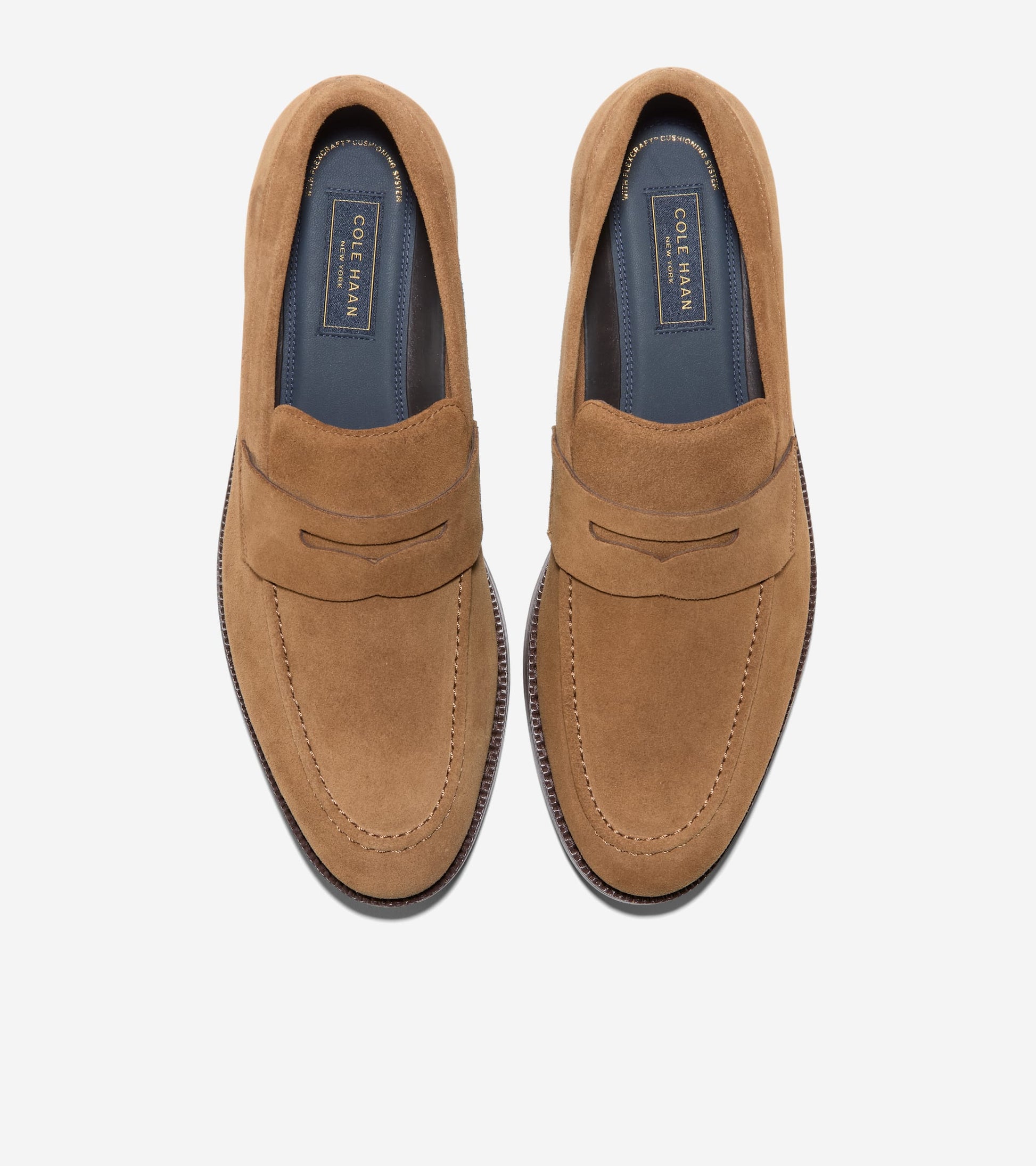Men's Ledley Grand Penny Loafers-Spiced Brown-Dark Natural