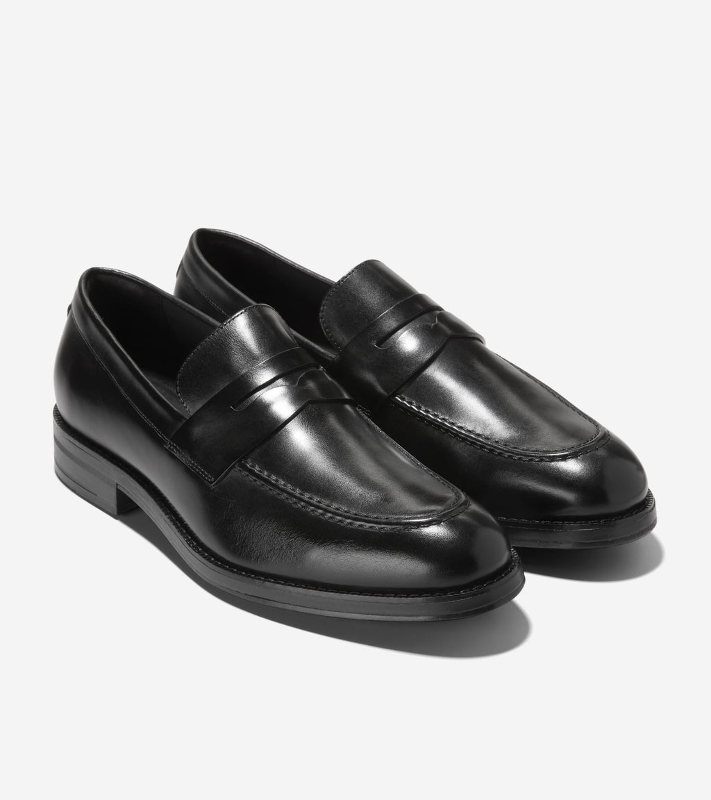 Men's Ledley Grand Penny Loafers-Black
