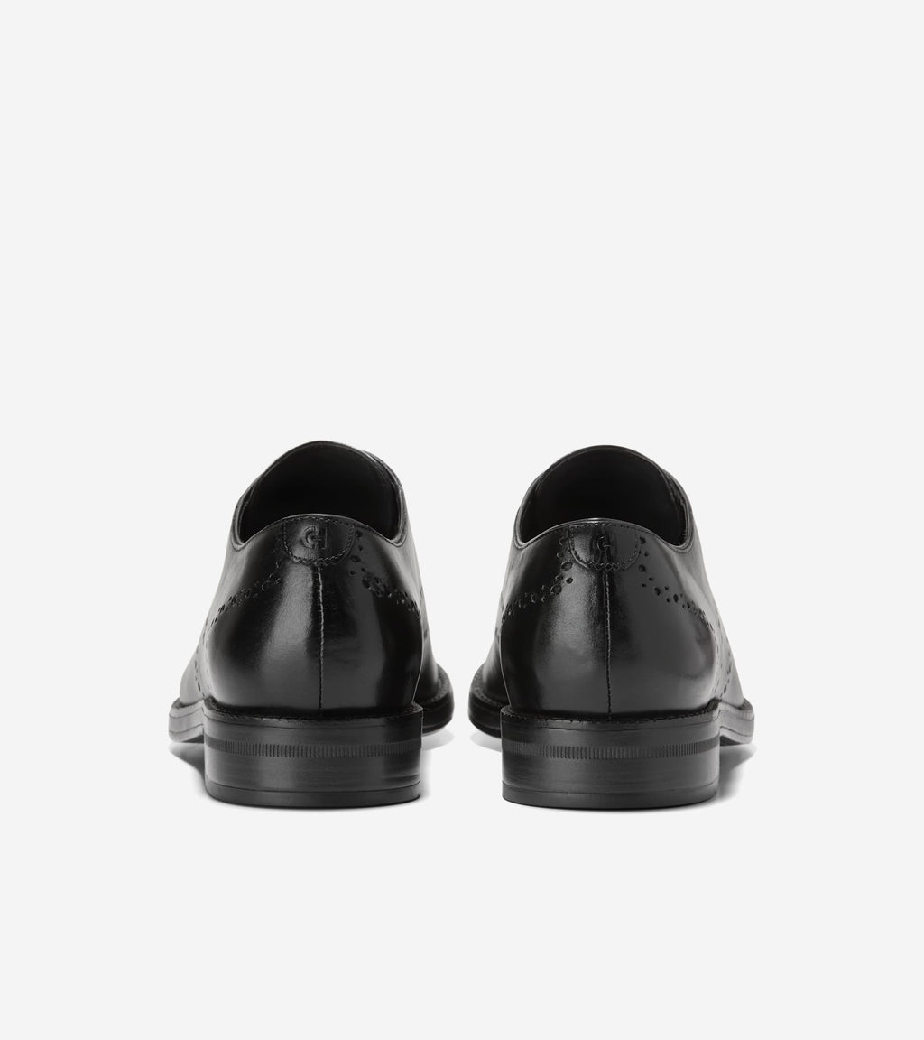 Men's Ledley Grand Brogue Wingtip Oxfords-Black