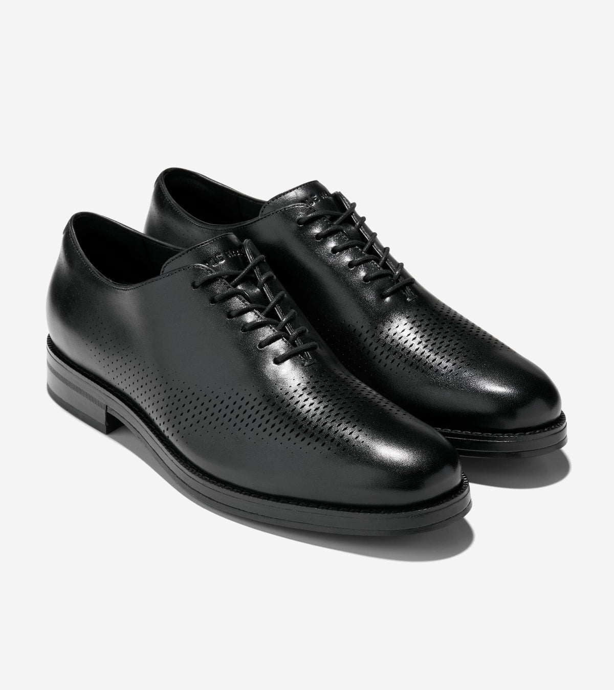 Men's Ledley Grand Flexcraft Laser Wingtip Oxfords-Black