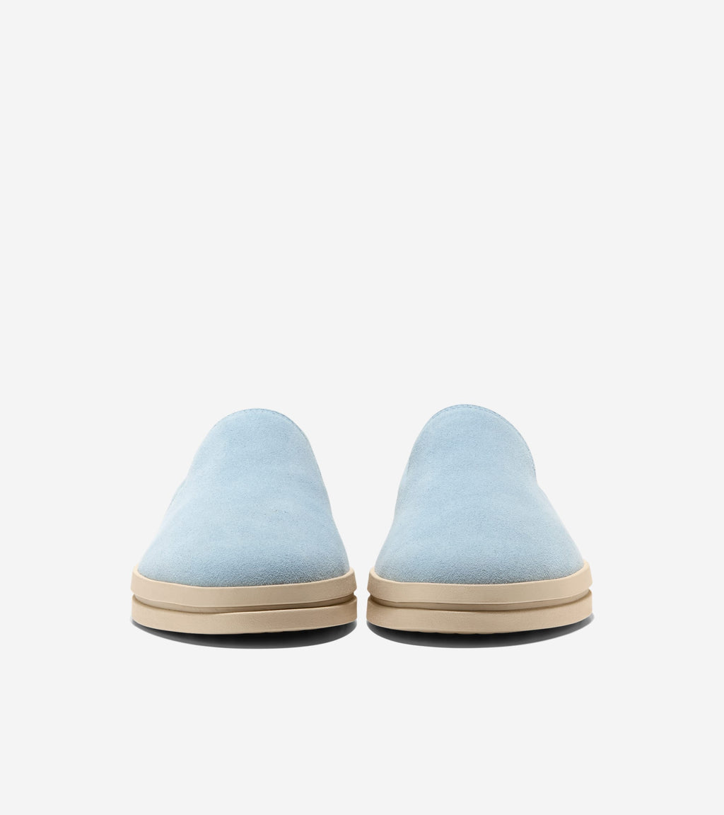 Men's Long-Weekender Slip-On Loafers-Dusty Blue-Angora