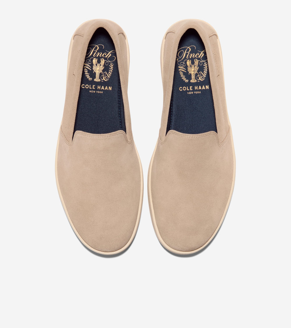 Men's Long-Weekender Slip-On Loafers-Dark Latte-Angora