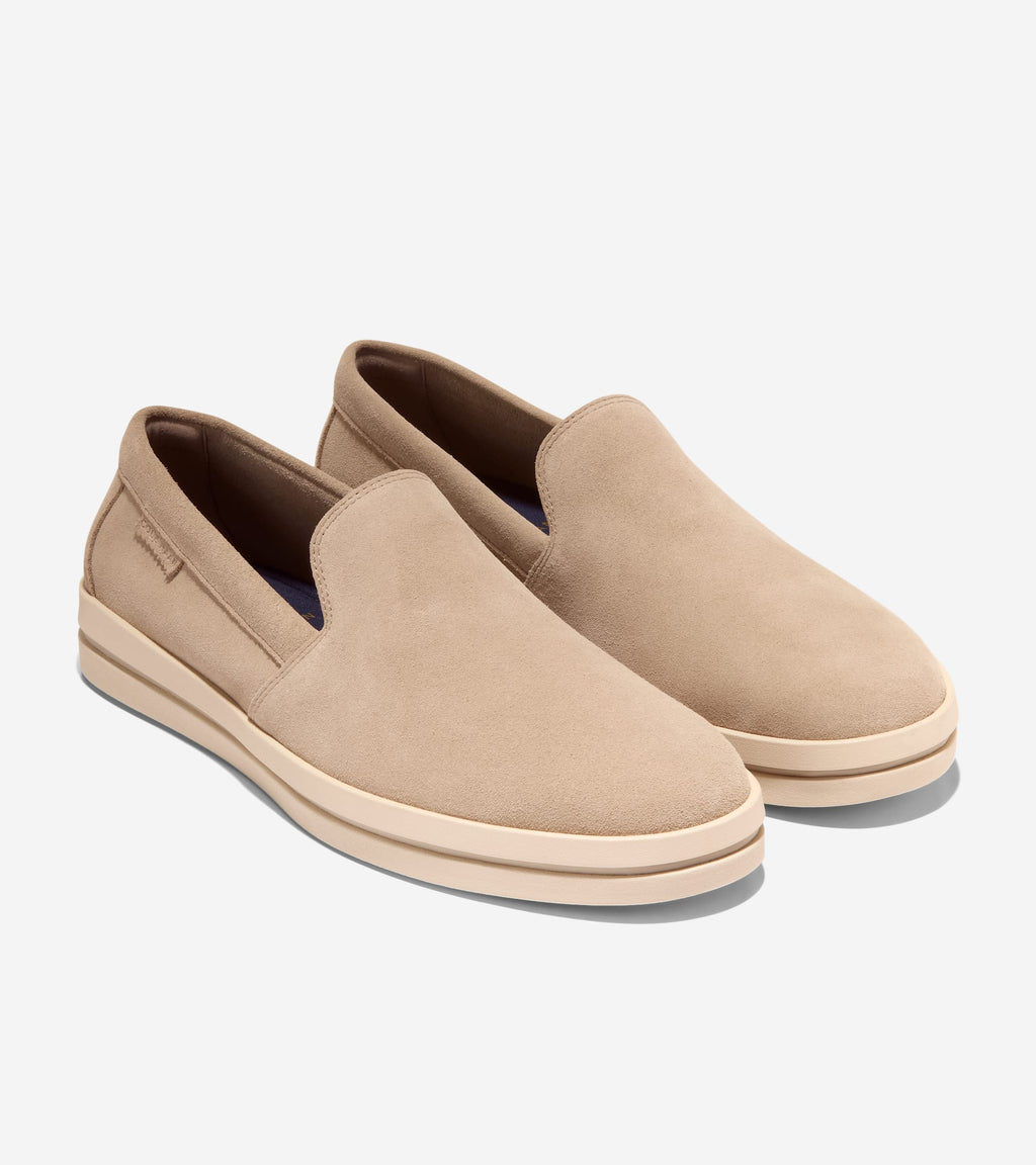 Men's Long-Weekender Slip-On Loafers-Dark Latte-Angora