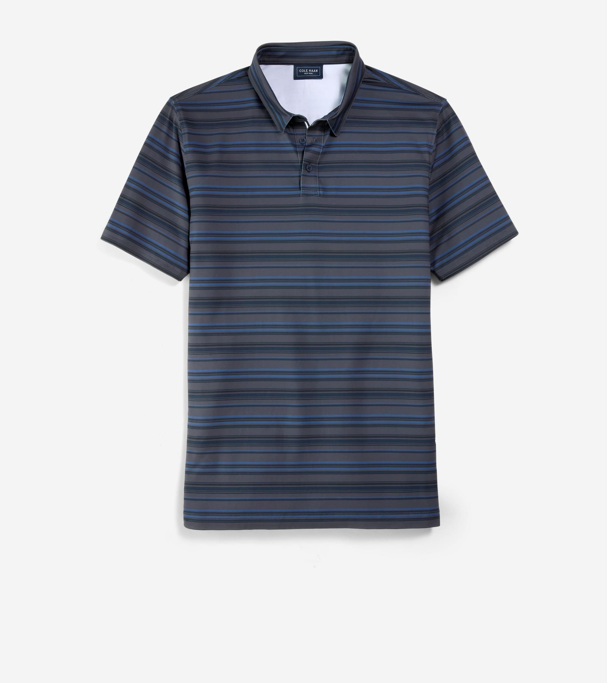 Men's Links Polo-Navy Blazer Stripe