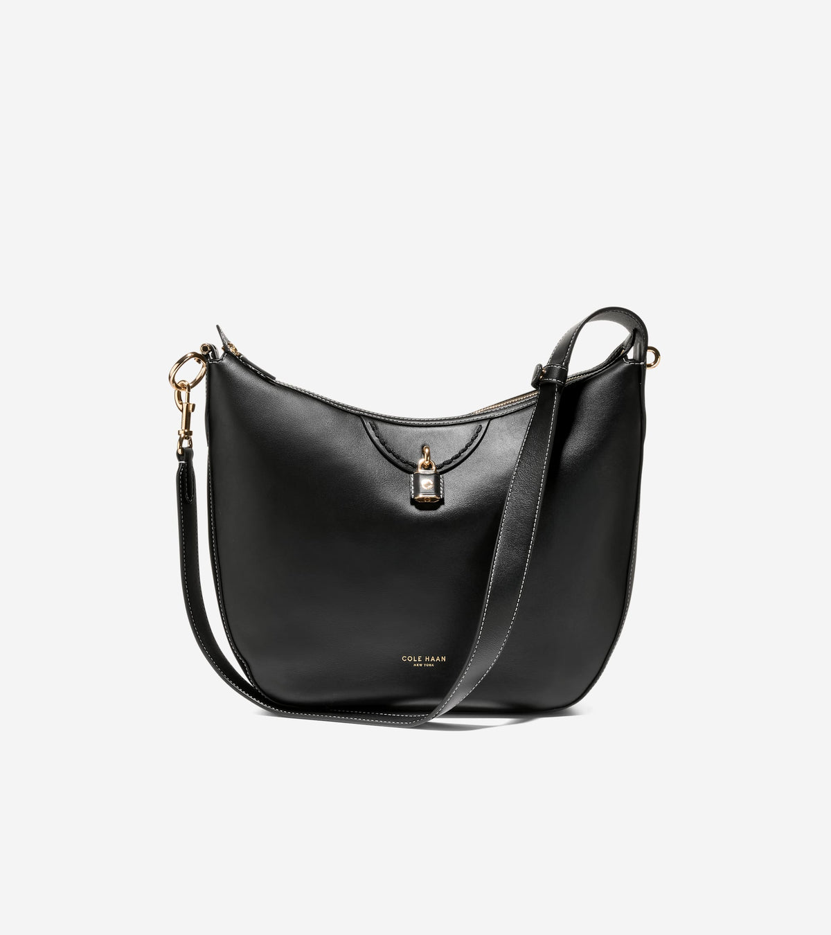 Women's Lockheart Hobo Bag-Black