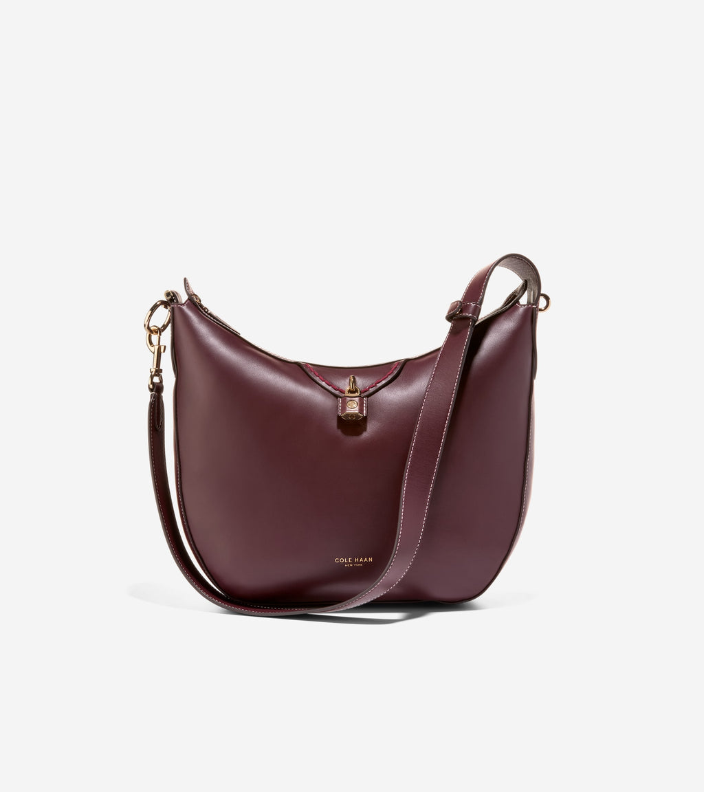 Women's Lockheart Hobo Bag-Bloodstone