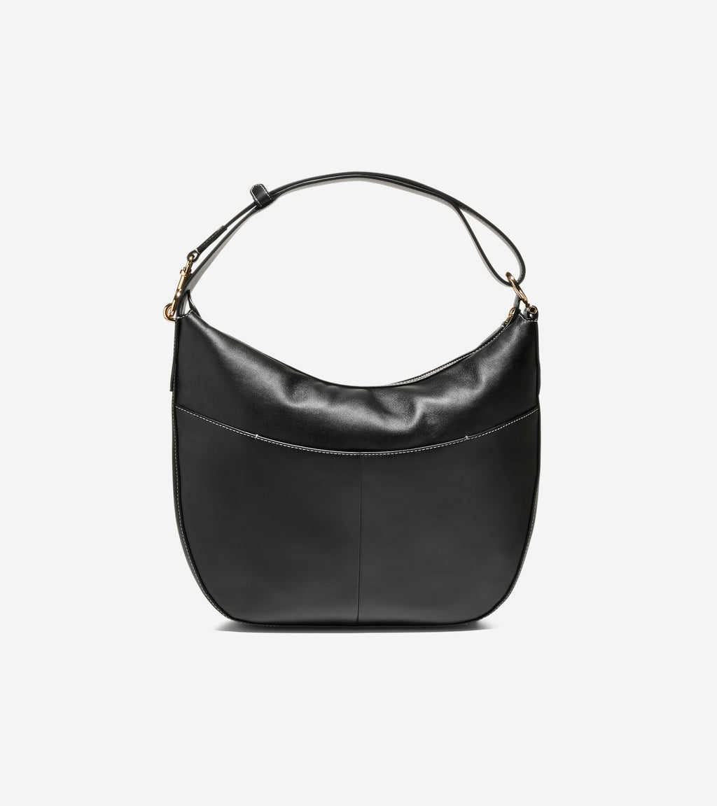 Women's Lockheart Hobo Bag-Black