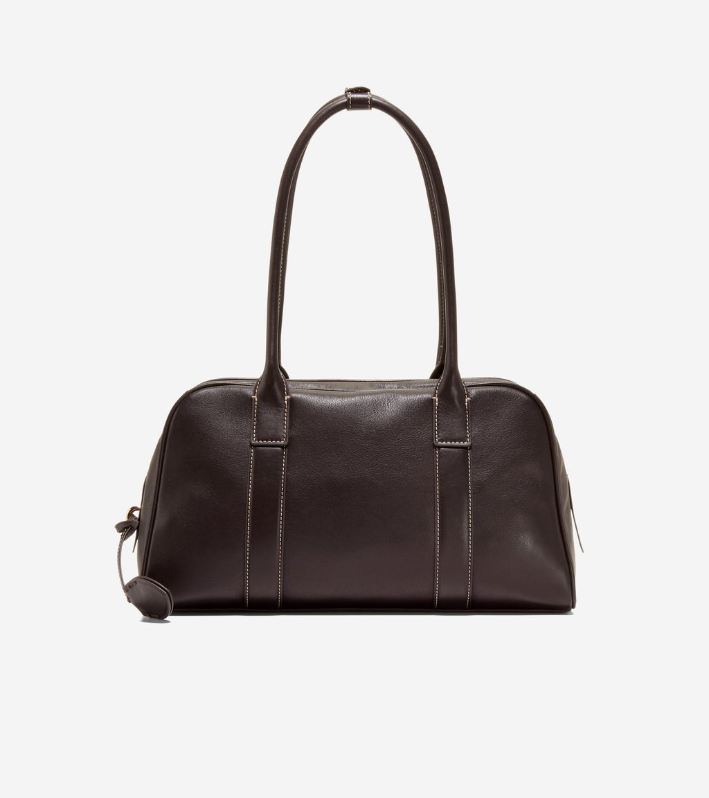 Women's Lockheart Medium Satchel-Dark Chocolate