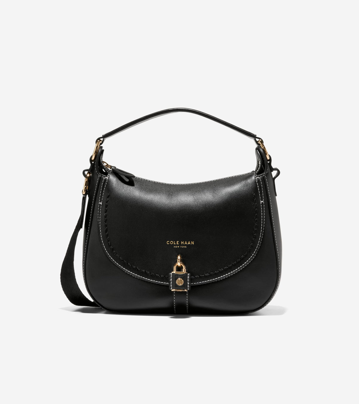 Women's Lockheart Messenger Bag-Black