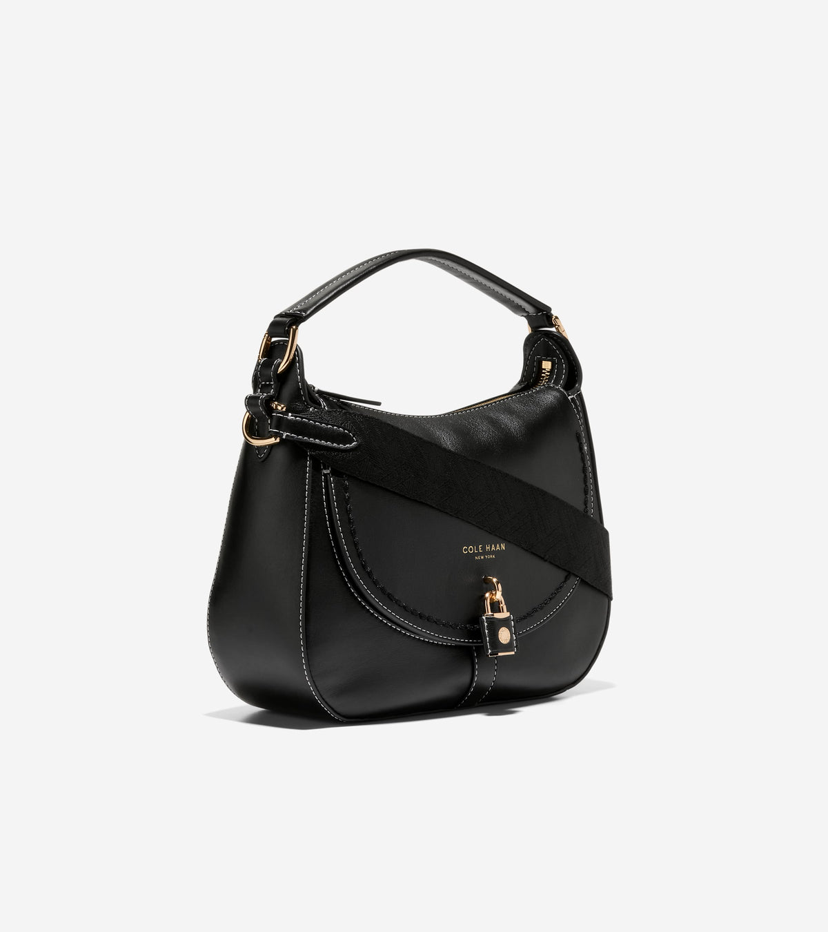Women's Lockheart Messenger Bag-Black