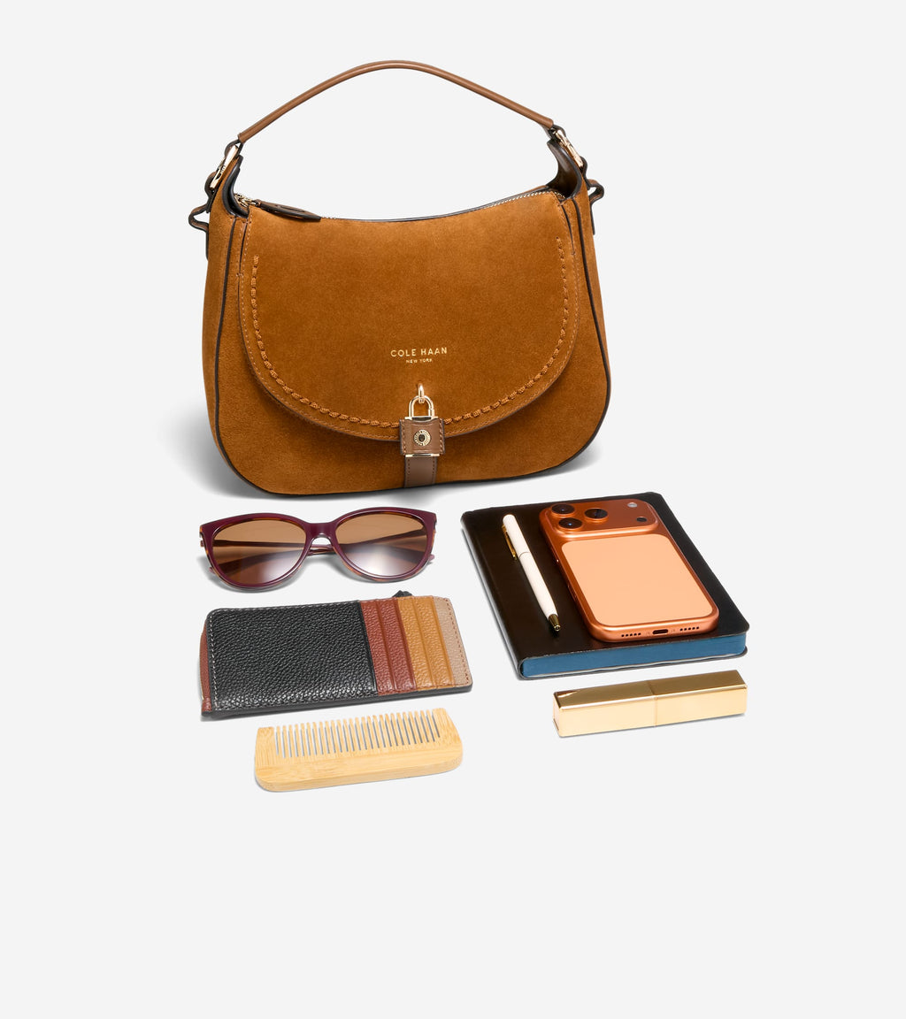 Women's Lockheart Messenger Bag-Tobacco