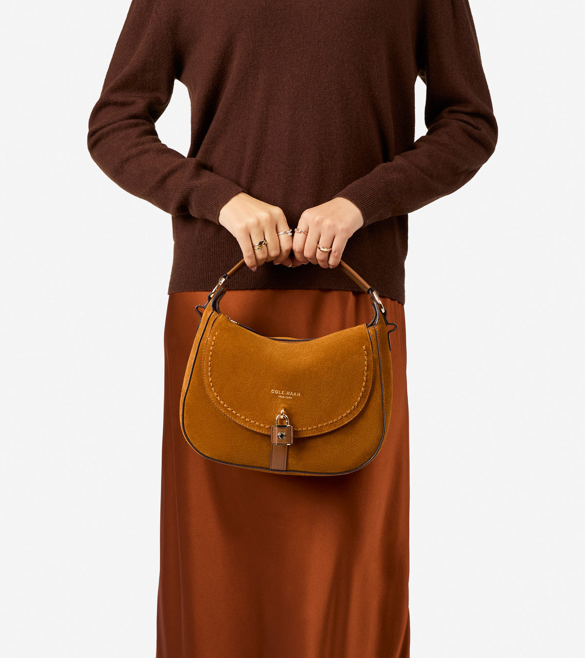 Women's Lockheart Messenger Bag-Tobacco