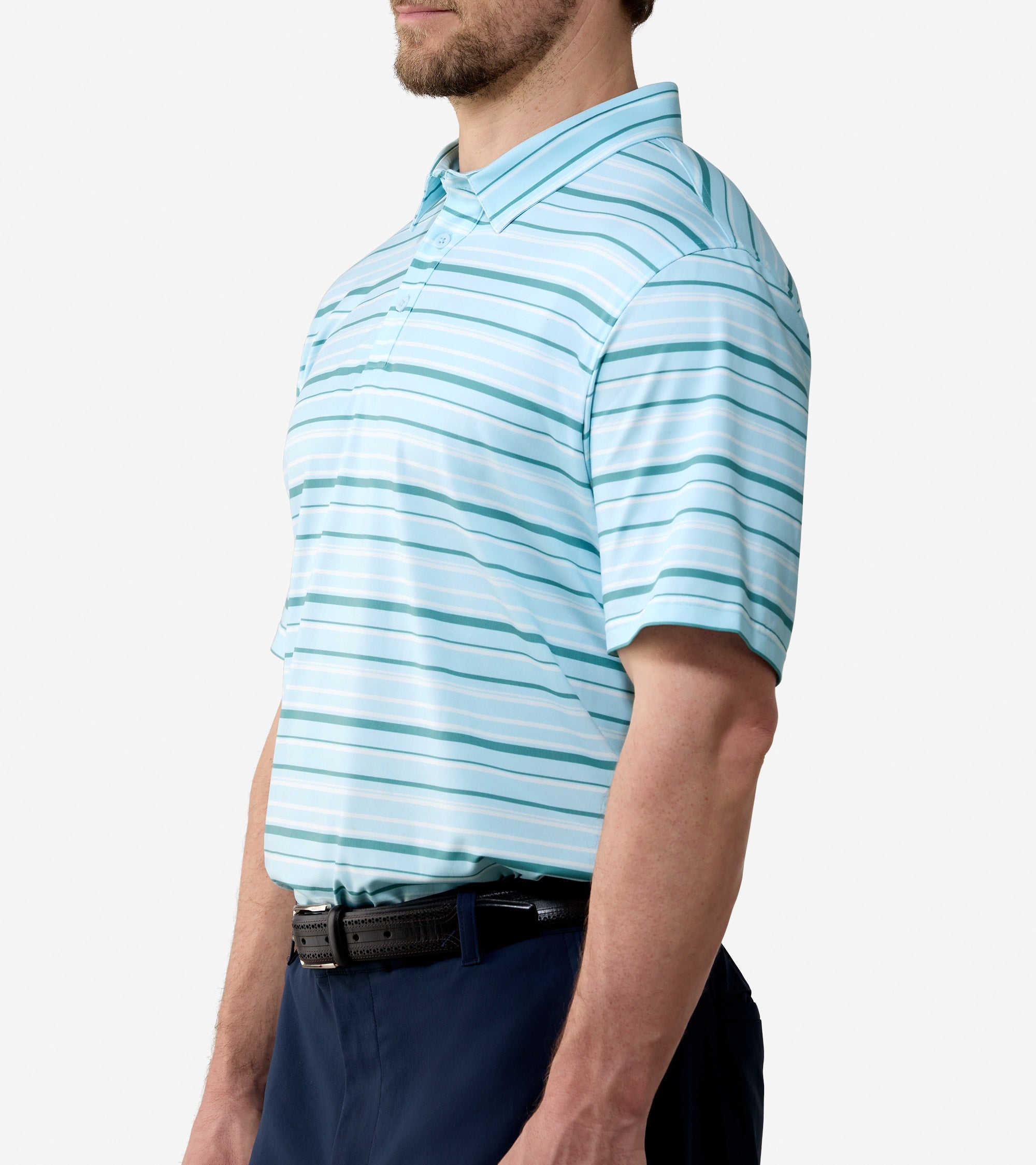 Men's Links Polo Shirt in Blue | Cole Haan