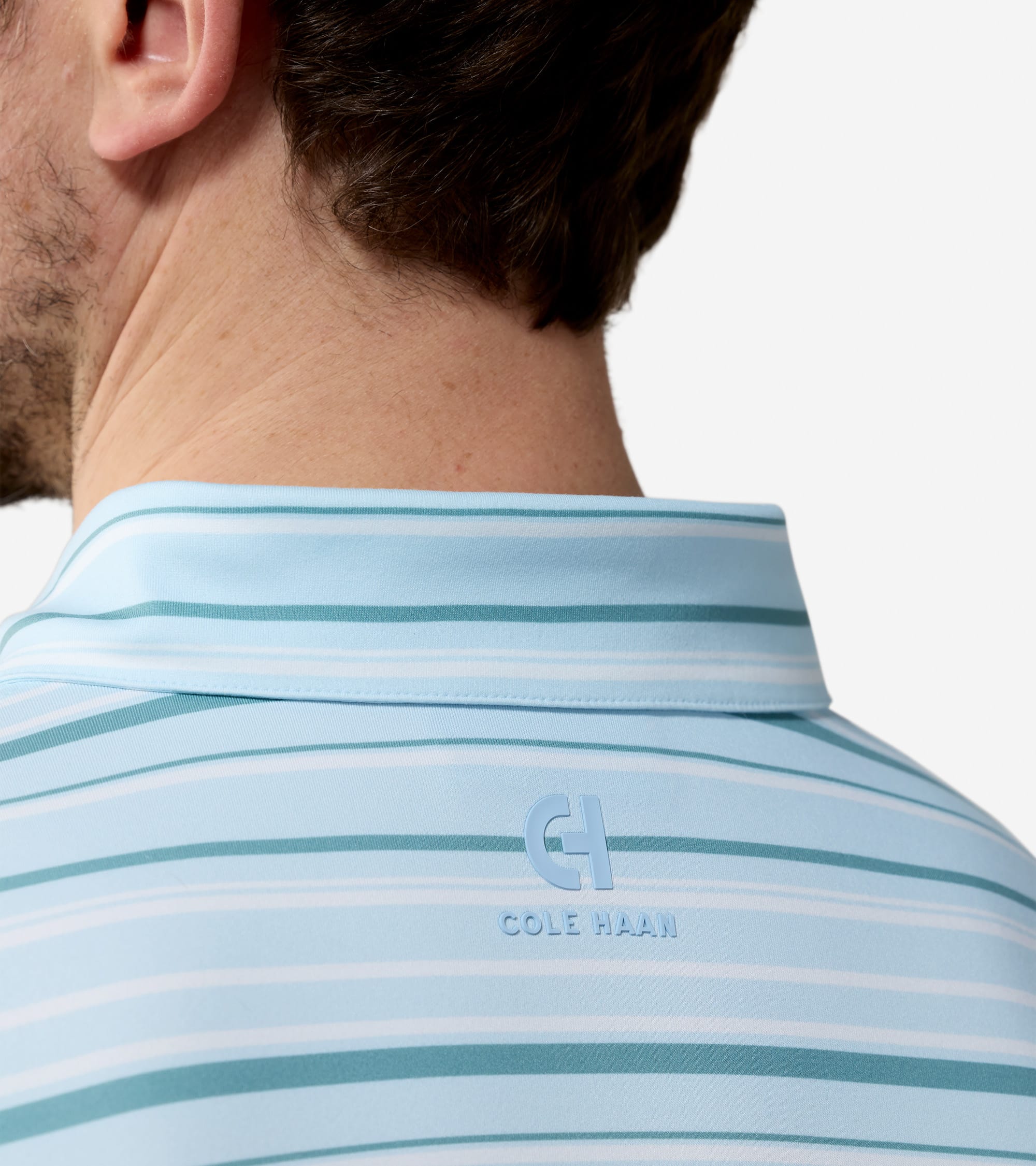 Men's Links Polo Shirt in Blue | Cole Haan