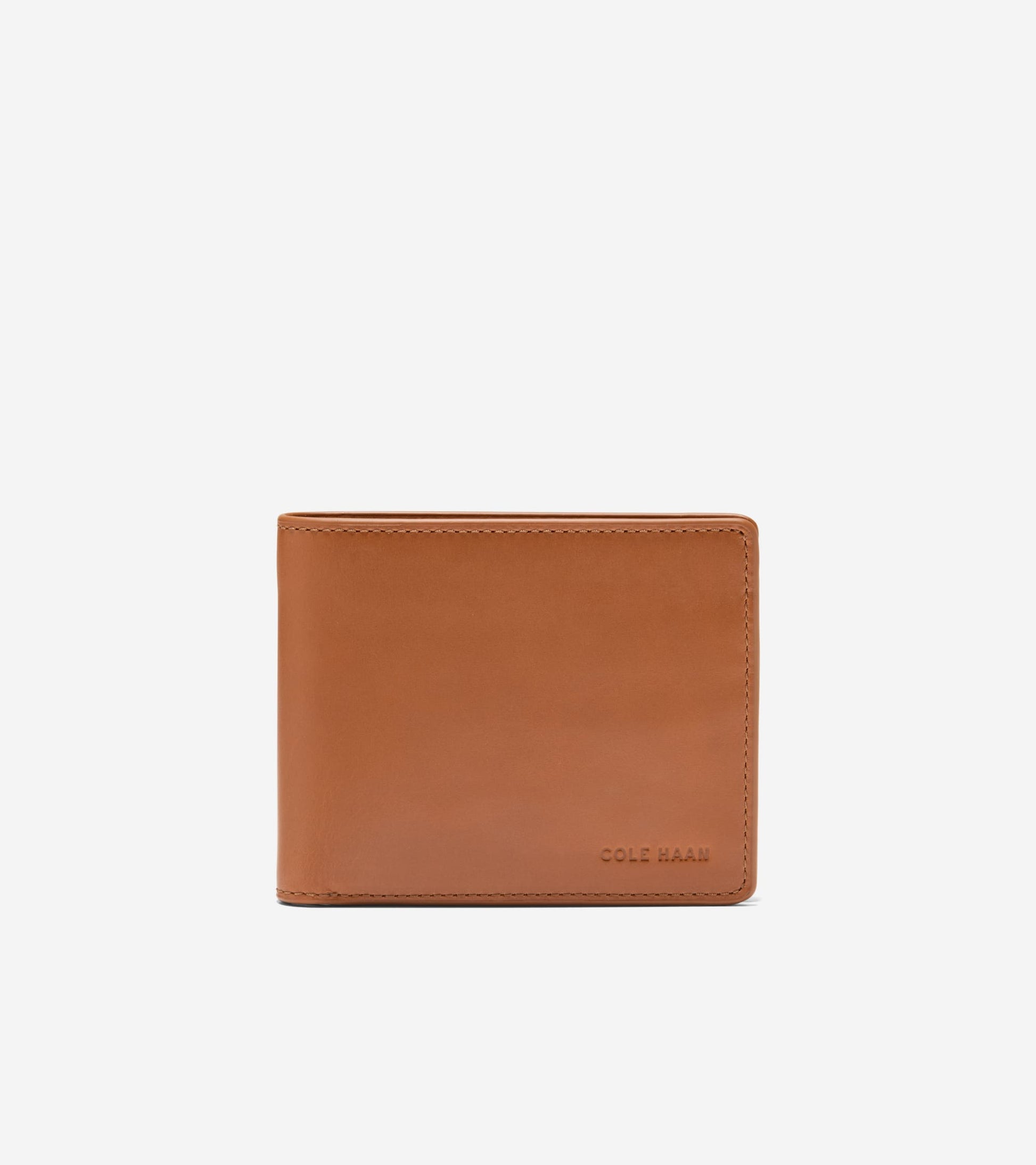 Men's Leather Slimfold Wallet-Tan