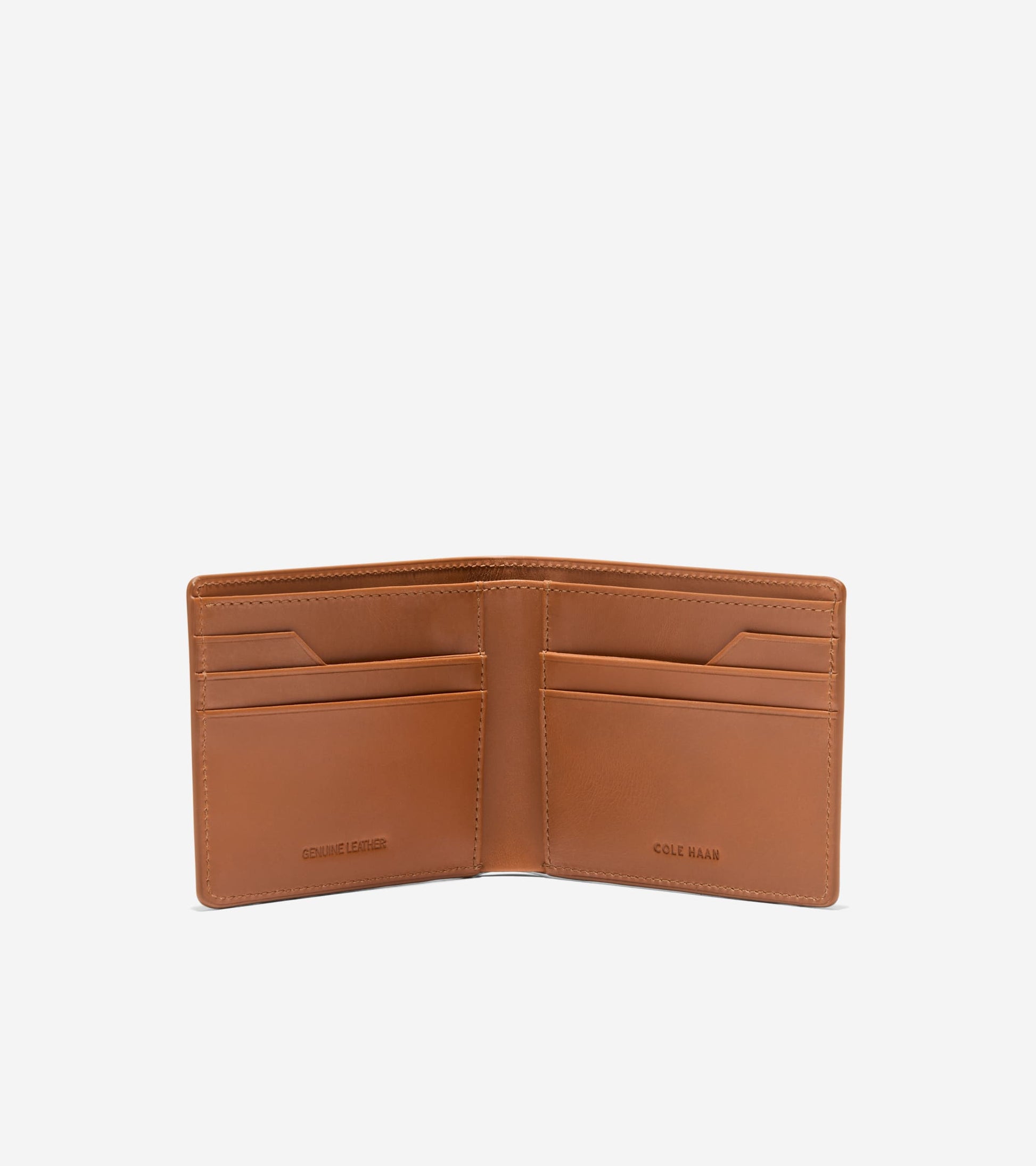 Men's Leather Slimfold Wallet-Tan
