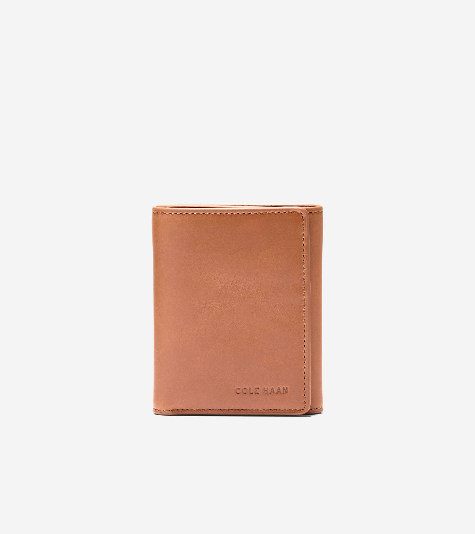 Men's Leather Trifold Wallet in Brown | Cole Haan