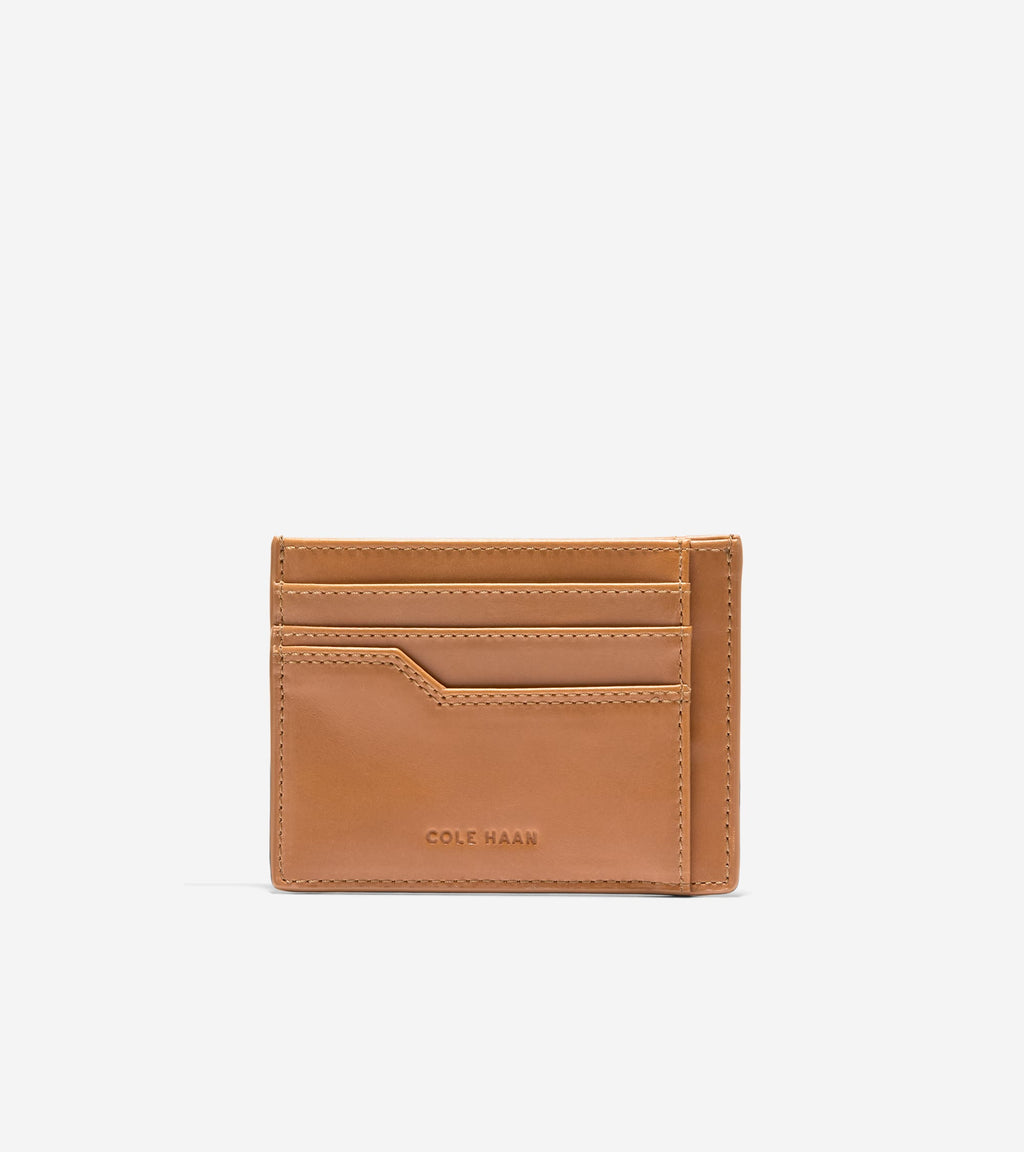Men's Triboro Slim Card Case-Tan