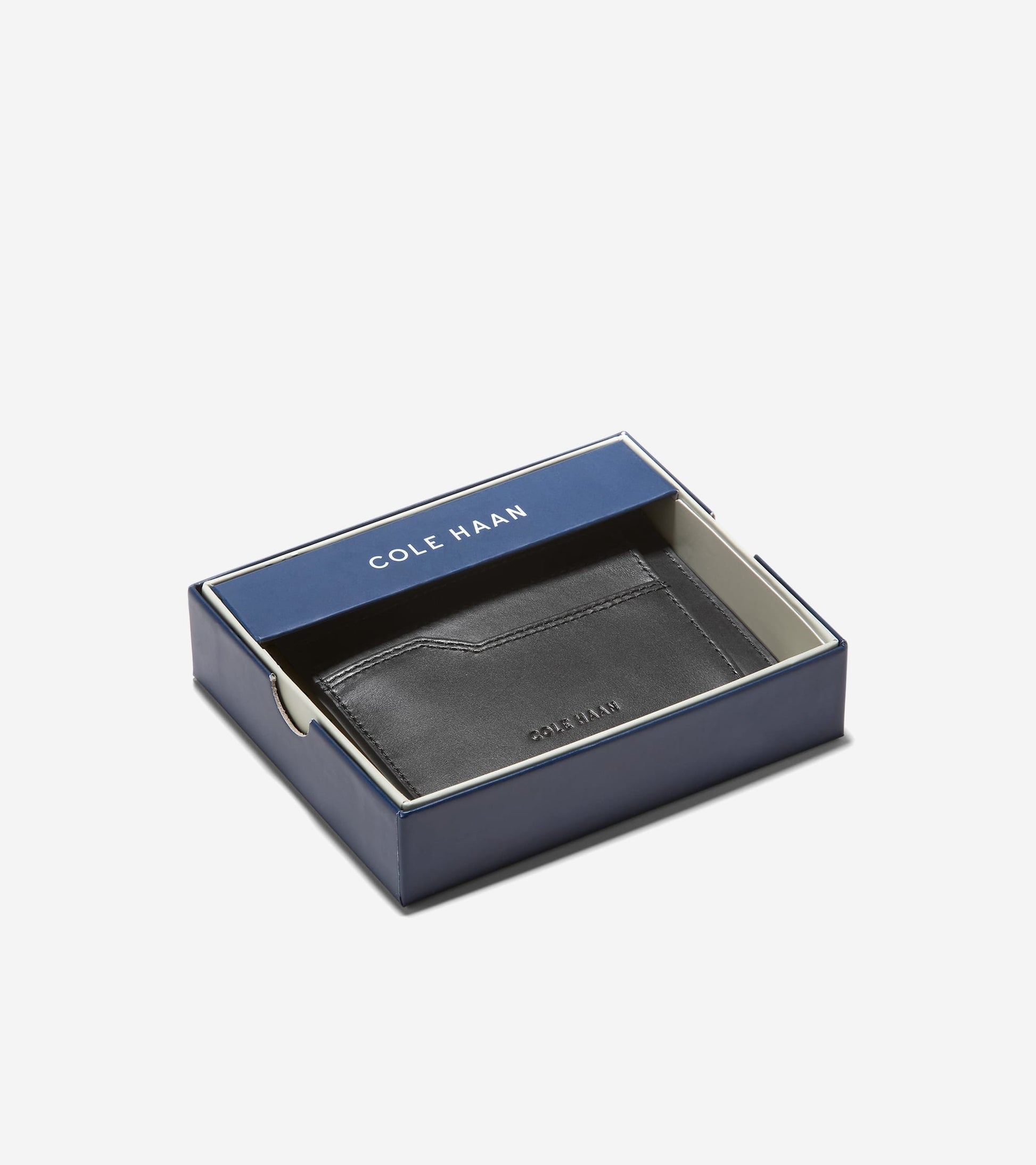 Men's Triboro Slim Card Case-Black