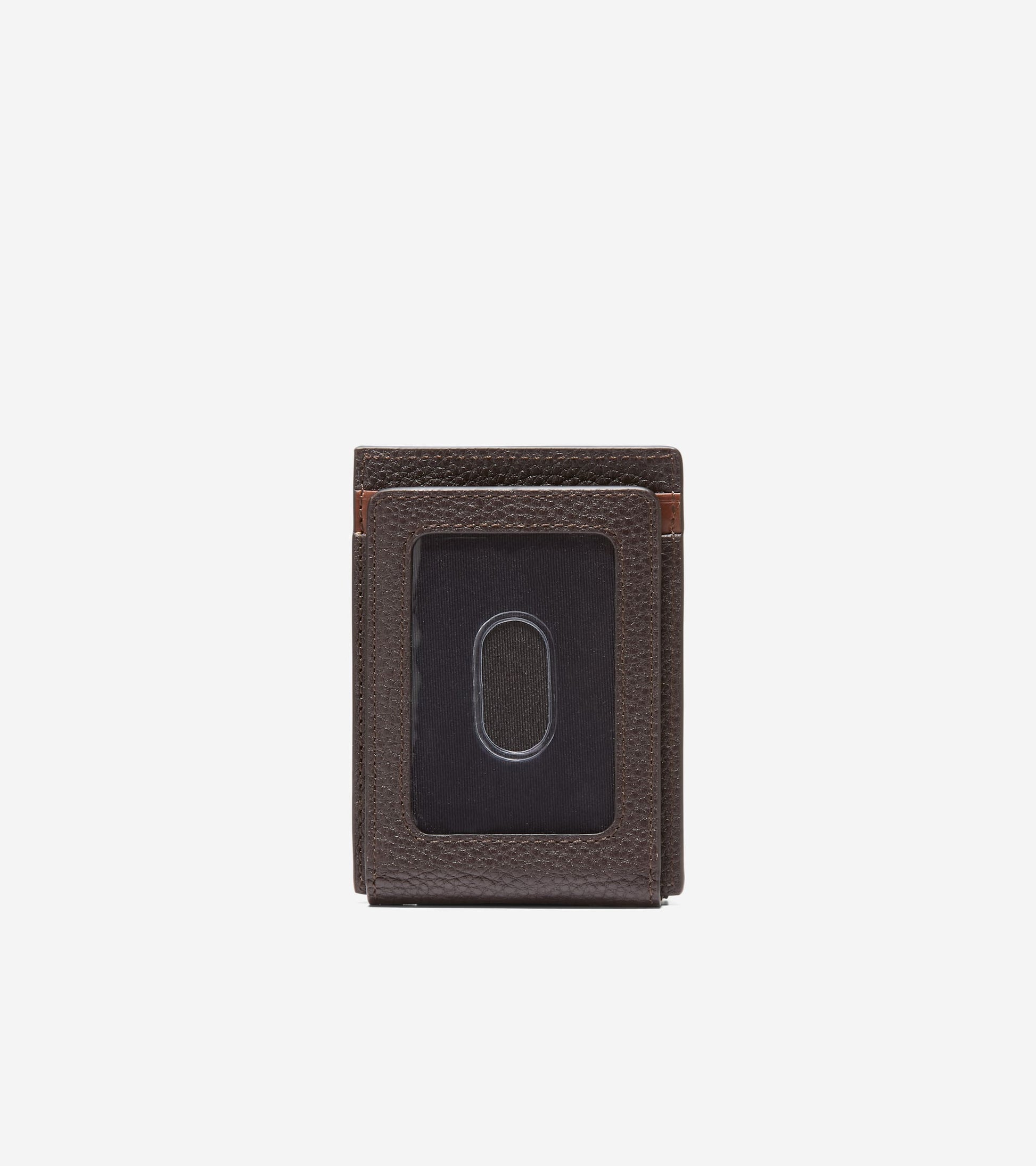 Men's Triboro Card Case-Brown-Tan