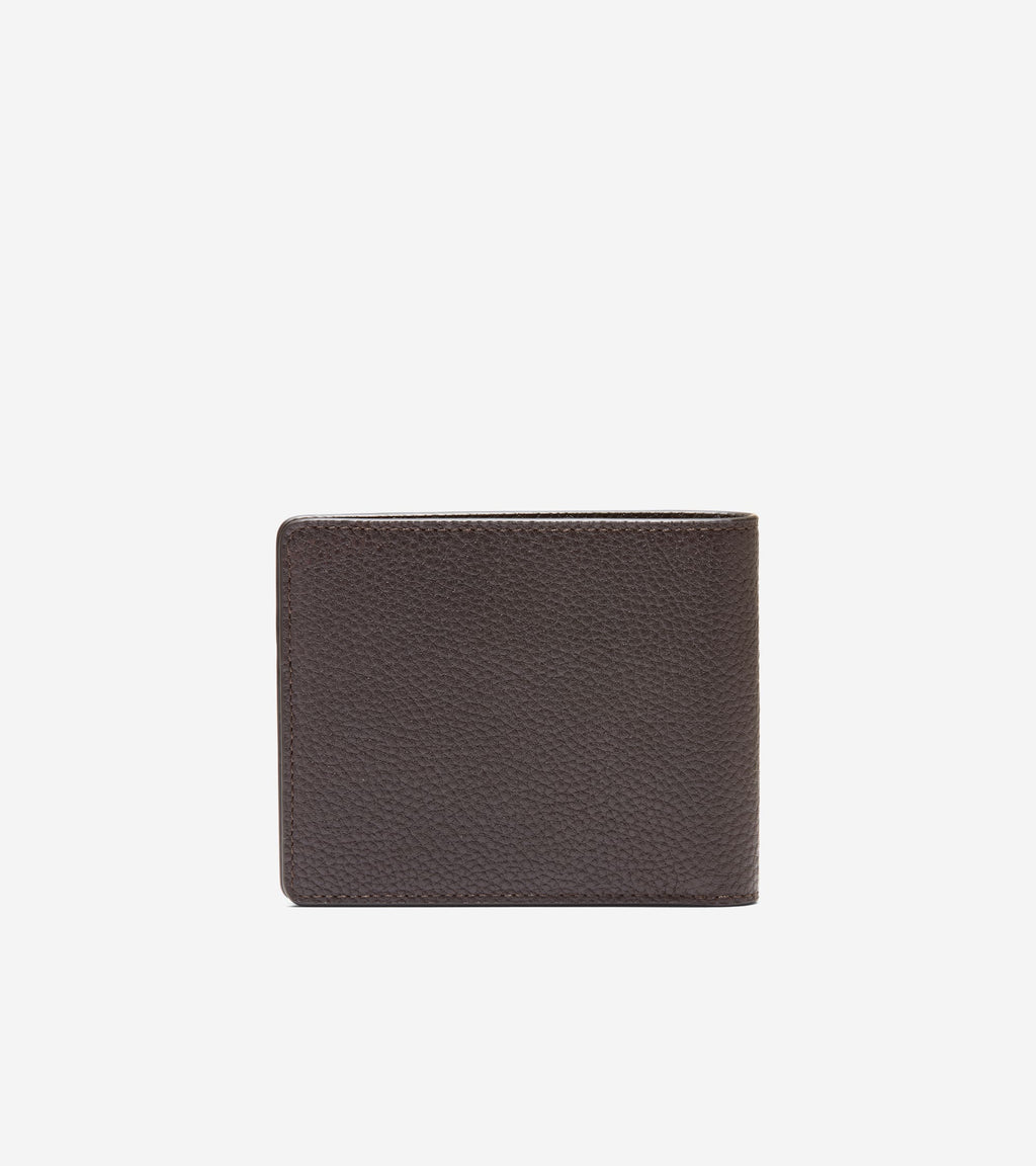 Men's Triboro Leather Wallet-Brown-Tan