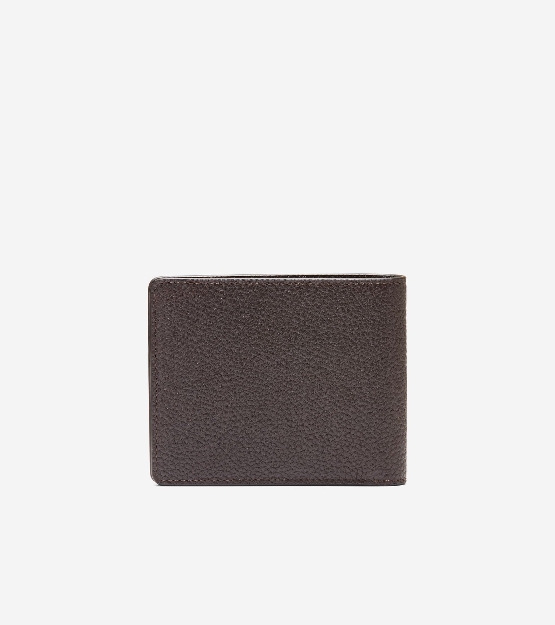 Men's Triboro Leather Wallet-Brown-Tan