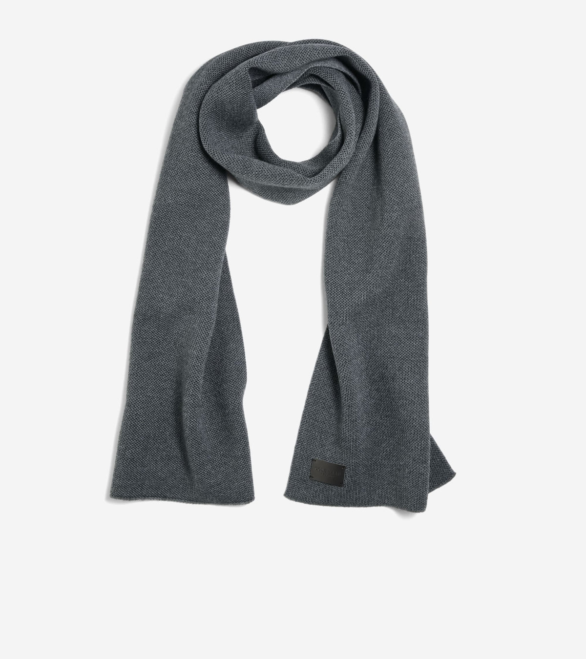 Men's Birdseye Scarf-Caviar