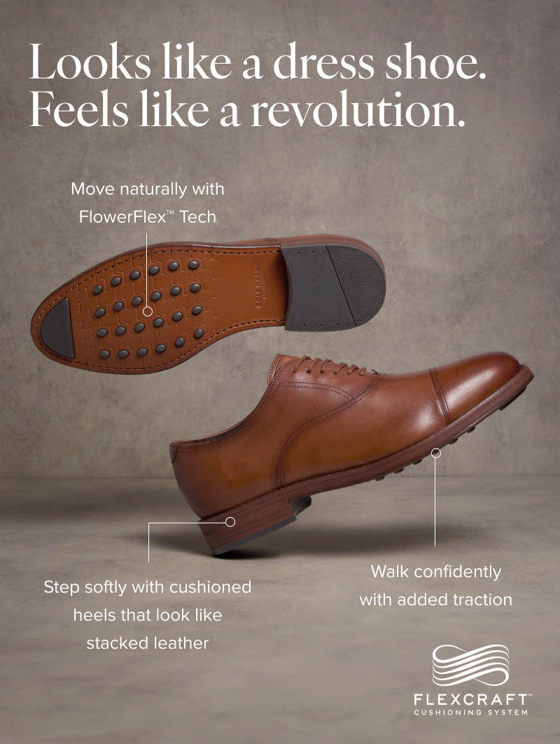 brown dress shoes men Men's Ledley Grand Cap Toe Oxfords in Brown