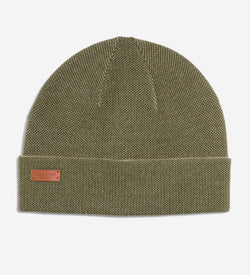 Men's Birdseye Beanie-Olive Night
