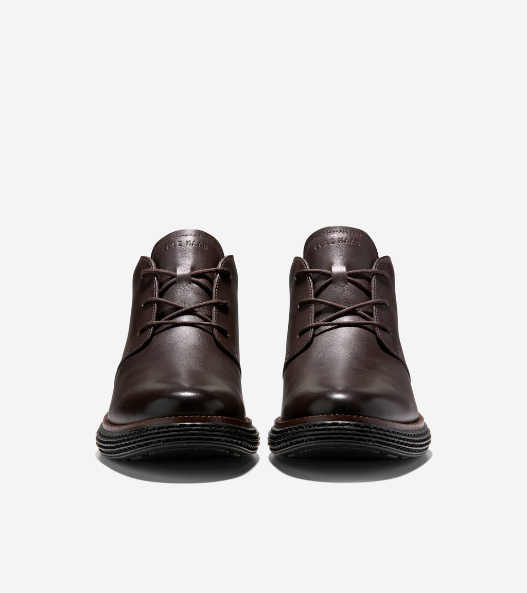 Men's ØriginalGrand 2.0 SkyWeave™ Chukka Waterproof Boots-Dark Chocolate-Dark Natural